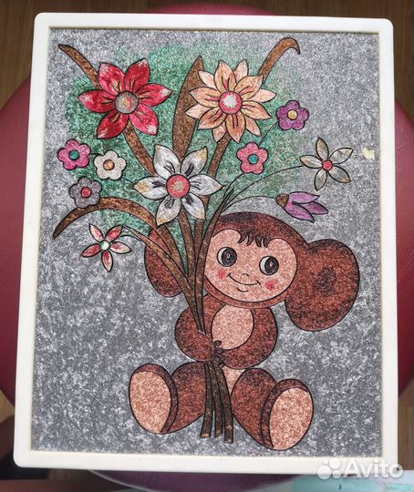 Редкое панно Чебурашка