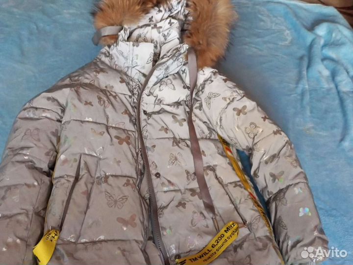 Пуховик на девочку 134