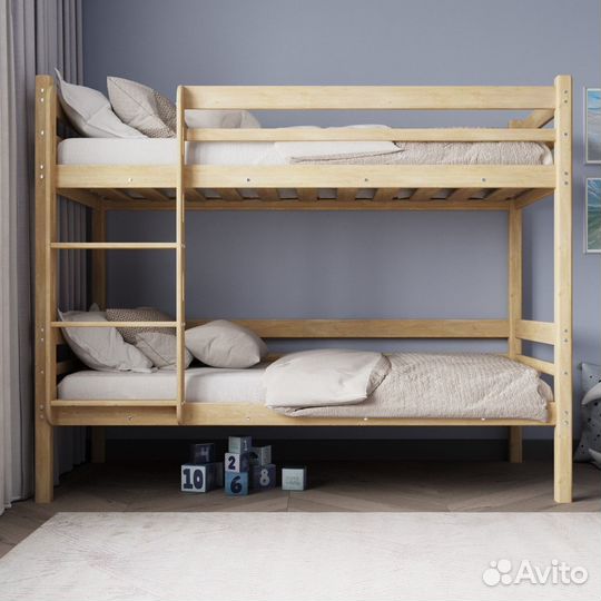 Двухъярусная кровать флора