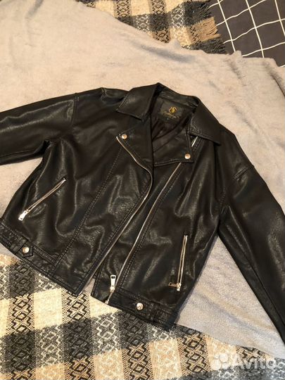 Куртка кожаная женская 46