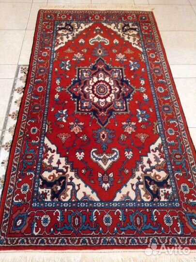 Ковер ручной работы, чистая шерсть