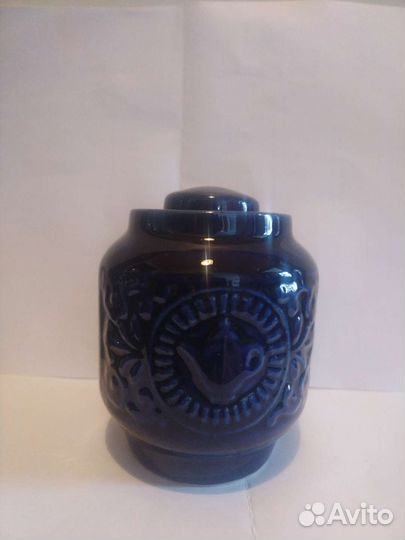 Керамическая емкость для хранения чая СССР