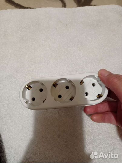 Кабель питания для монитора, тройник