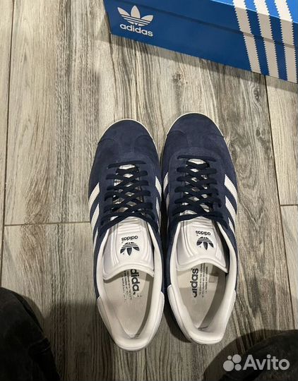 Adidas Gazelle весенние синие