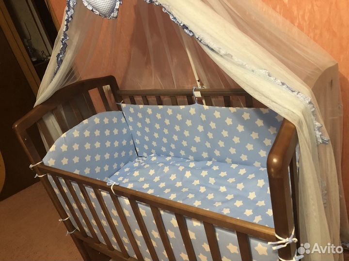 Бортики в кроватку новые