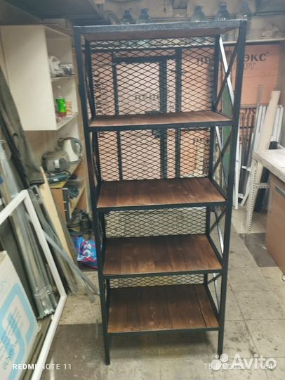 Стеллаж в стиле лофт