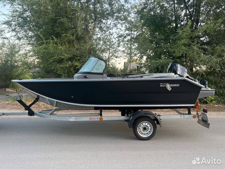 Volzhanka 46 suzuki DF60ATL с прицепом все новое