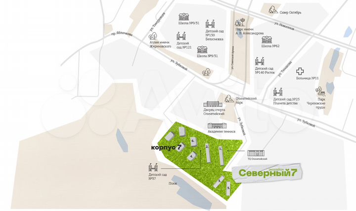 Квартира-студия, 22,9 м², 21/26 эт.