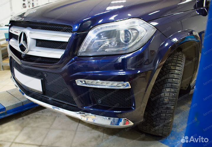 Диффузоры 63 AMG Mercedes GL-klass (X 166) хром