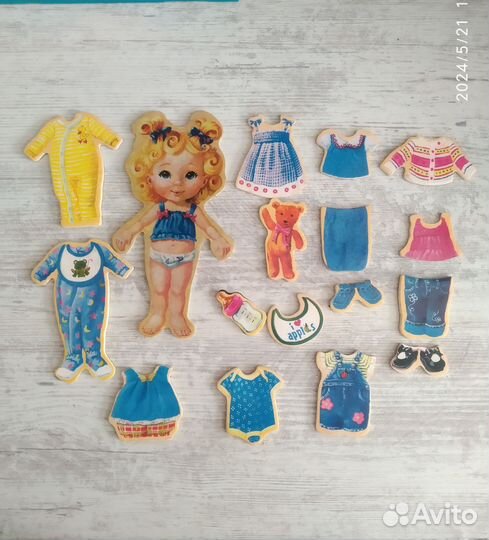 Кукла на магните развивающая