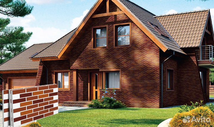 Фасадные термопанели, гибкий камень, гибкий кирпич