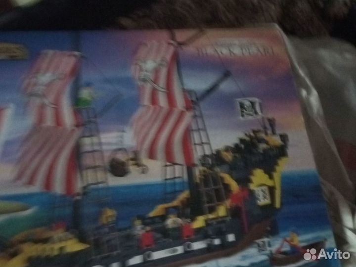 Lego пиратский корабль