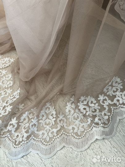 Тюль новый амбре