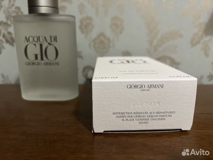 Туалетная вода Acqua di Gio Georgio Armani 100