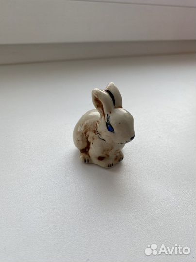 Фигурки животных, мишка, собачка, заяц и кошка