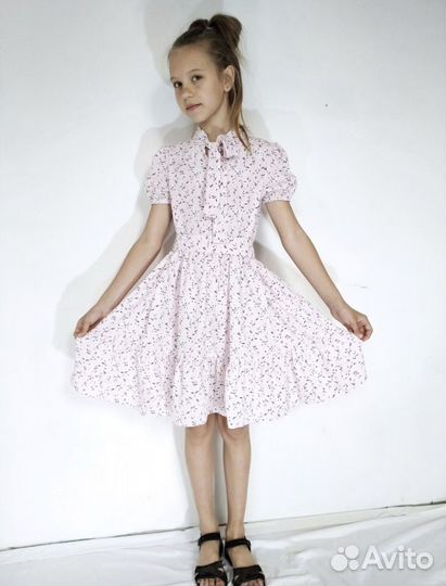 Платье для девочки 40(р156)