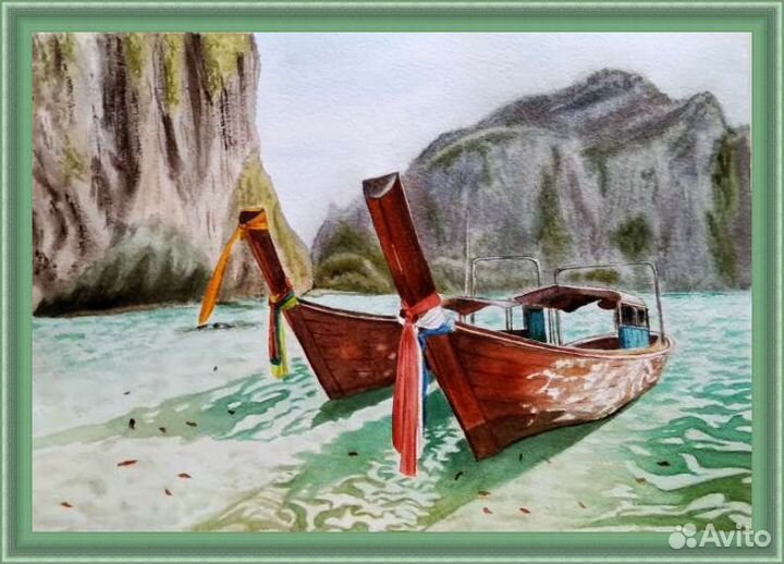 Картина акварелью 