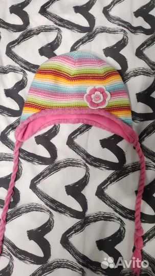 Шапка шлем для девочки 50
