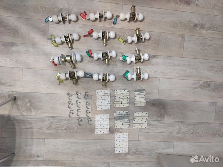 Дверные ручки с ключами