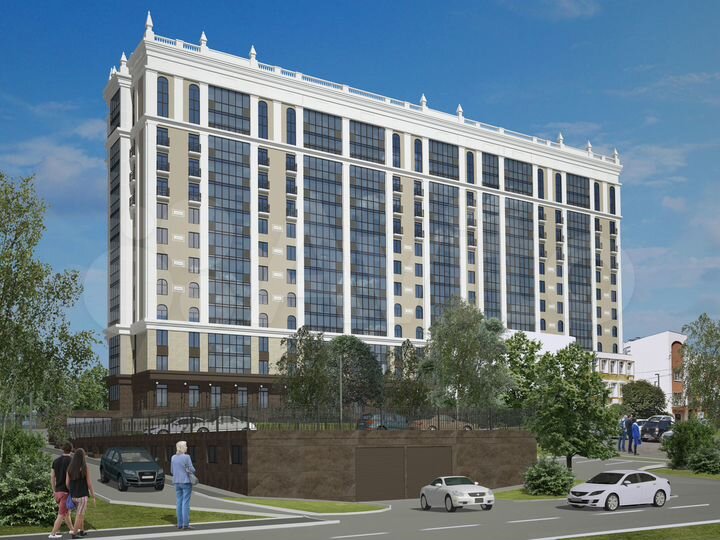 3-к. квартира, 114,5 м², 4/13 эт.