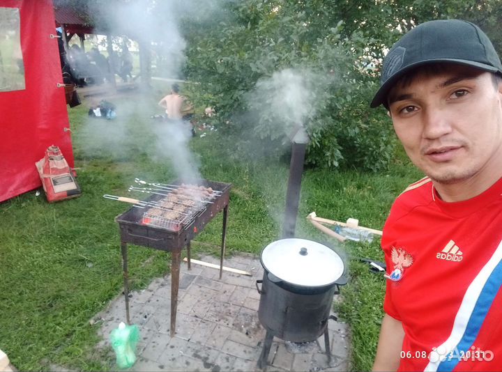 Казан Чугунный с Печью Новый