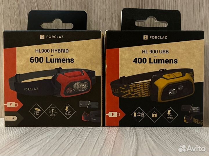Фонарик налобный Forclaz Trek 900 400/600 lumen