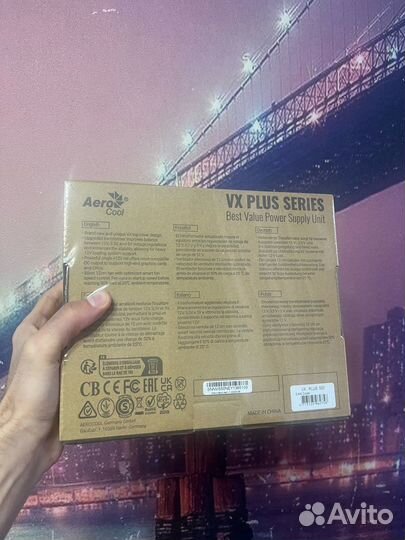 Блок питания aerocool vx plus 500w (Много новых)