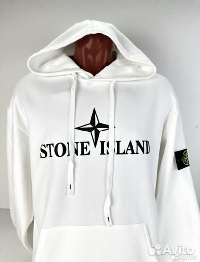 Флисовая Худи Stone Island