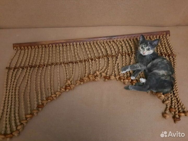 Ручной работы штора макраме 93 х 53 см