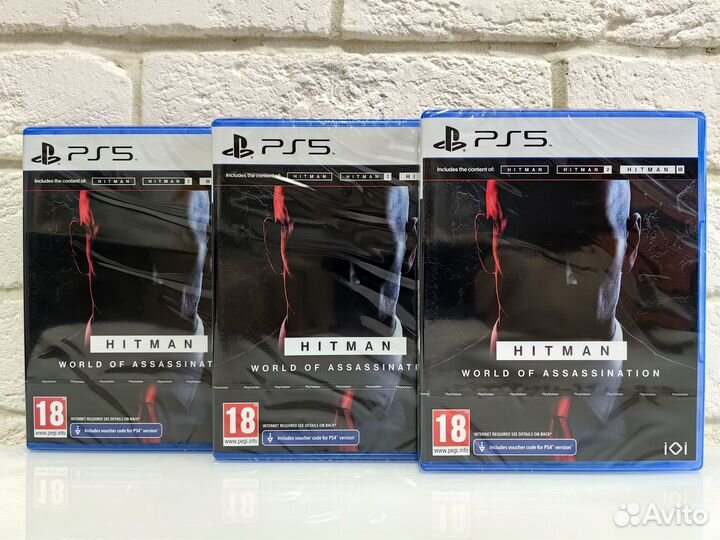 Hitman World of Assassination PS4 / PS5 новый диск