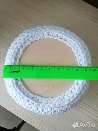 Набор вязаных корзин