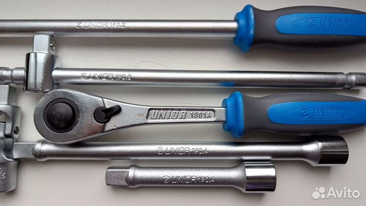 Unior Набор с трещоткой для торцевых головок 1/2