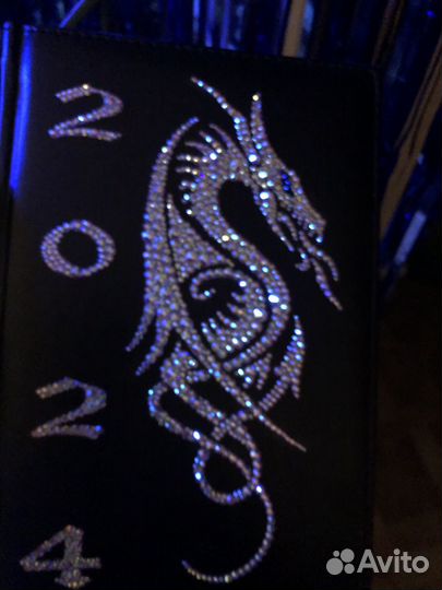 Блокнот со стразами 2024 Год Дракона