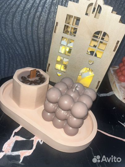 Свечи ручной работы набор