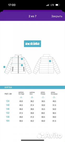 Куртка для девочки