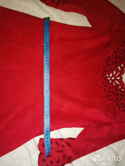 Платье 46 размер(под замшу)