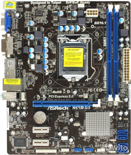 ASRock H61M-GS LGA1155 LGA1155 H61 microatx 2DDR3