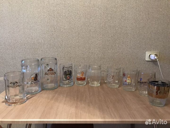 Пивные кружки, бокалы