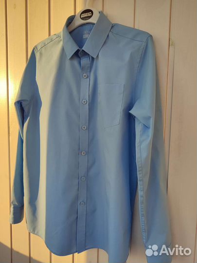 Рубашка next 152 бу, рубашка школьная