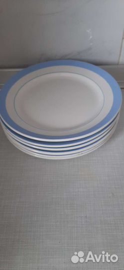 Тарелка СССР, с клеймом, для 2го, 6шт