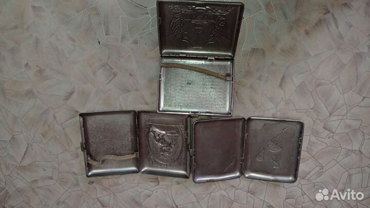 Портсигар латунный СССР