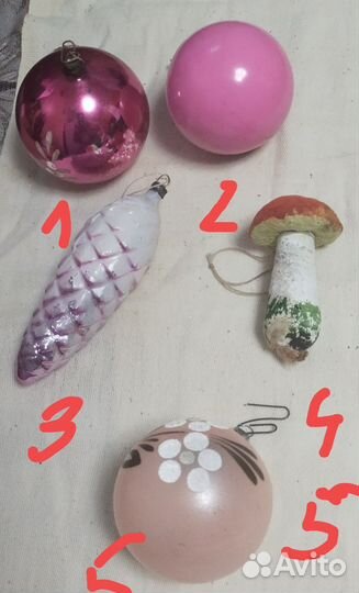 Новогодние игрушки СССР