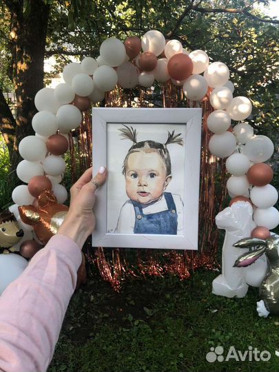 Нарисую портрет вашего малыша