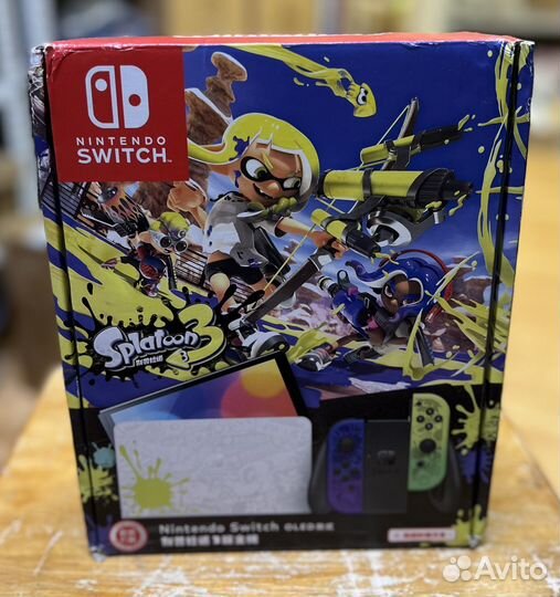 Nintendo switch oled Splatoon (Чип, Новая)