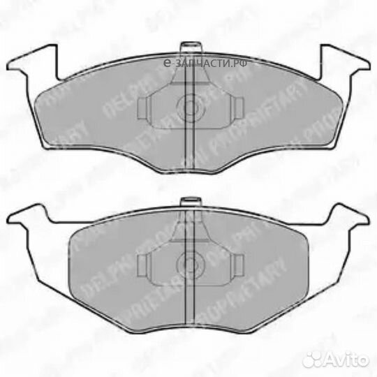 Delphi LP1591 Колодки торм.пер