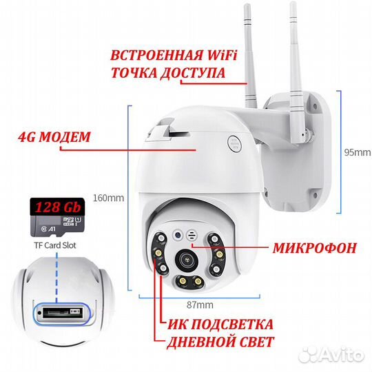 Уличная 4G-камера Viguard LTE