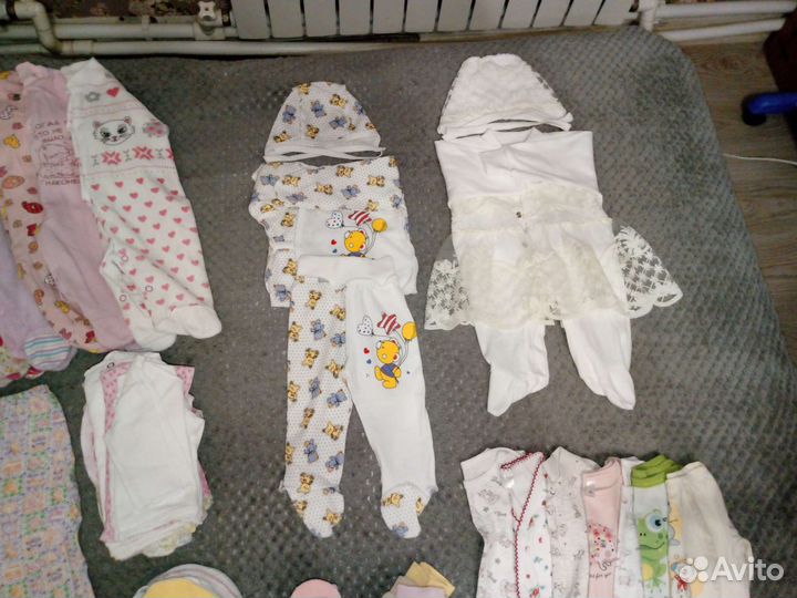 Детские вещи пакетом для девочек 50-68