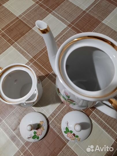 Заварочный чайник и сливочник. Производство СССР