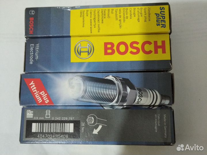Свечи зажигания bosch оригинал