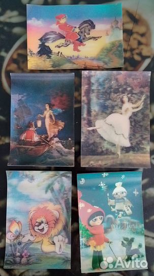 Переливные календарики СССР 1981-1988 гг